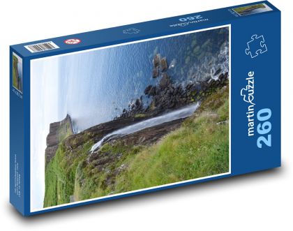 Isle of Skye - Wasserfall, Schottland - Puzzle - 260 Teile