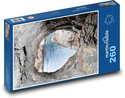 Skála - příroda, moře - puzzle 260 dílků