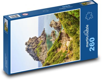 Řecko - Skopelos, moře - Puzzle 260 dílků, rozměr 41x28,7 cm