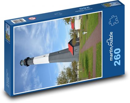 Latarnia morska - wyspa, Tybee - Puzzle 260 elementów, rozmiar 41x28,7 cm
