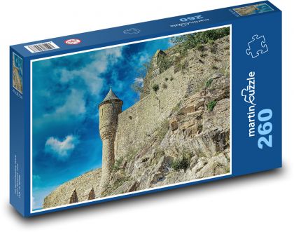 Mont Saint Michel - Abbey, Normandy - Puzzle 260 pieces, size 41x28.7 cm 