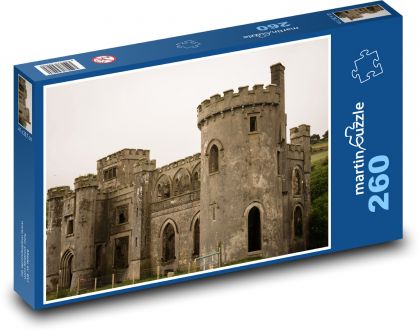 Hrad - zřícenina, středověk - Puzzle 260 dílků, rozměr 41x28,7 cm