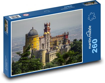 Portugal - castle, city - Puzzle 260 pieces, size 41x28.7 cm 