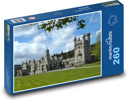 Balmoral - zamek, Szkocja - Puzzle 260 elementów, rozmiar 41x28,7 cm
