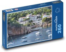 Statki - port, morze Puzzle 260 elementów - 41x28,7 cm