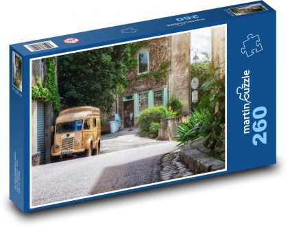 Droga - ulica, pojazd - Puzzle 260 elementów, rozmiar 41x28,7 cm