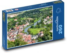 Hamburg - město, Německo Puzzle 260 dílků - 41 x 28,7 cm