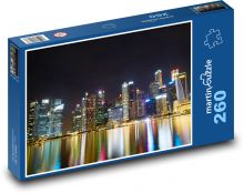 Singapoure - město, Asie Puzzle 260 dílků - 41 x 28,7 cm