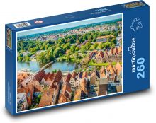 Lübeck - Německo, město Puzzle 260 dílků - 41 x 28,7 cm