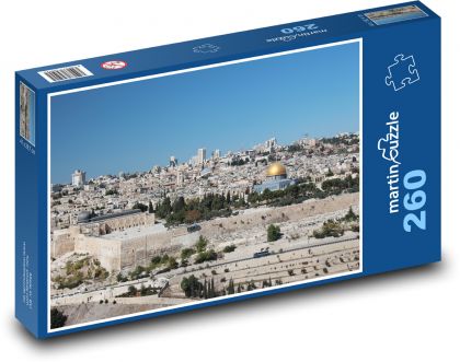Jerusalem - historisches Zentrum, Stadt - Puzzle - 260 Teile