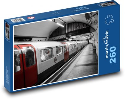 Metro - rýchlosť, podzemie - Puzzle 260 dielikov, rozmer 41x28,7 cm