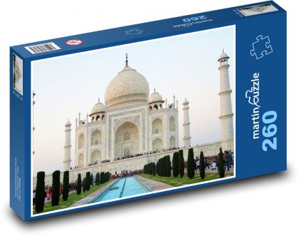 Tacmahal - minaret, kupole  - puzzle 260 dílků