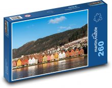 Norwegen - Bergen, Küste Puzzle 260 Teile - 41 x28,7 cm