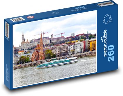 Budapešť - Maďarsko, mesto - Puzzle 260 dielikov, rozmer 41x28,7 cm