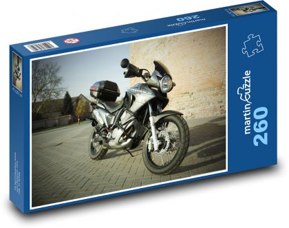 Motocykl - Honda Transalp - Puzzle 260 elementów, rozmiar 41x28,7 cm