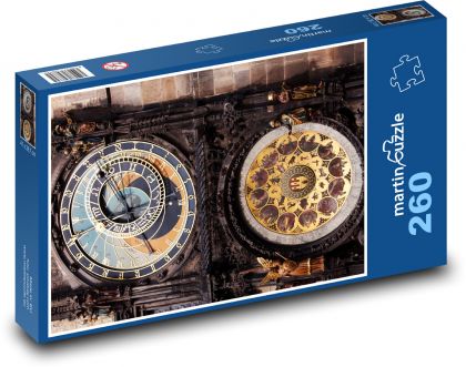 Pražský orloj - Praha, Česká republika - puzzle 260 dílků
