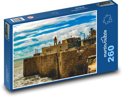 Akko - Izrael, moře - Puzzle 260 dílků, rozměr 41x28,7 cm