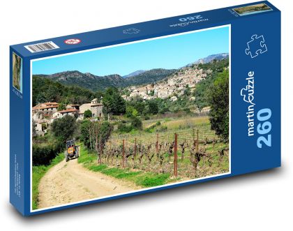 Příroda - krajina, Francie - puzzle 260 dílků