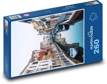 Mesto - Taliansko, rieka - Puzzle 260 dielikov, rozmer 41x28,7 cm