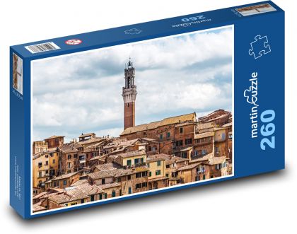 Siena - Włochy, miejsc. - Puzzle 260 elementów, rozmiar 41x28,7 cm