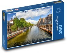 Amsterdam - Holandsko, príroda Puzzle 260 dielikov - 41 x 28,7 cm 