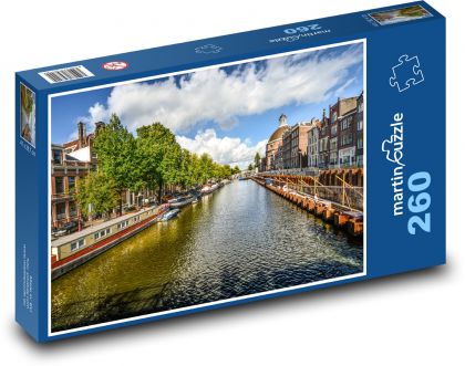 Amsterdam - Holandsko, príroda - Puzzle 260 dielikov, rozmer 41x28,7 cm