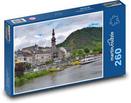 Cochem - mesto v Nemecku - Puzzle 260 dielikov, rozmer 41x28,7 cm