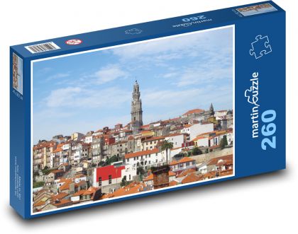 Portugalsko - Porto, mesto - Puzzle 260 dielikov, rozmer 41x28,7 cm