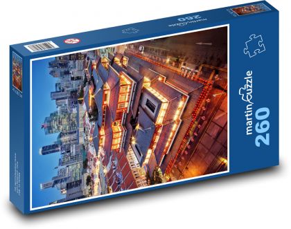 Temple - Singapore Chinatown - Puzzle 260 pieces, size 41x28.7 cm 