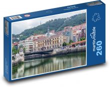 Mesto Bilbao - Španielsko, most Puzzle 260 dielikov - 41 x 28,7 cm