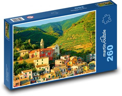 Italy - Village - Puzzle 260 pieces, size 41x28.7 cm 