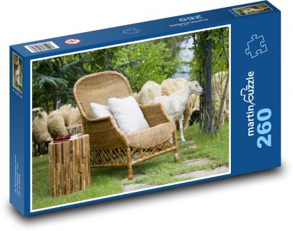 Schaf - Ziege - Puzzle - 260 Teile