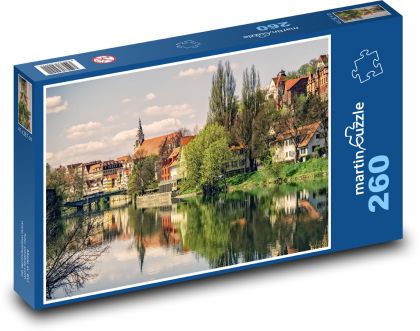 Rieka - stromy - Puzzle 260 dielikov, rozmer 41x28,7 cm