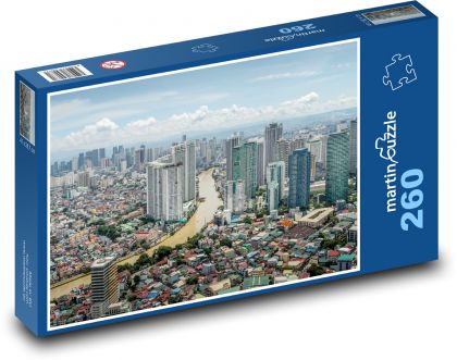 Manila - Philippines - Puzzle 260 pieces, size 41x28.7 cm 