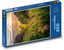 Západ slunce v přírodě Puzzle 260 dílků - 41 x 28,7 cm