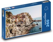 Manarola - Itálie, město u moře Puzzle 260 - 41x28,7 cm
