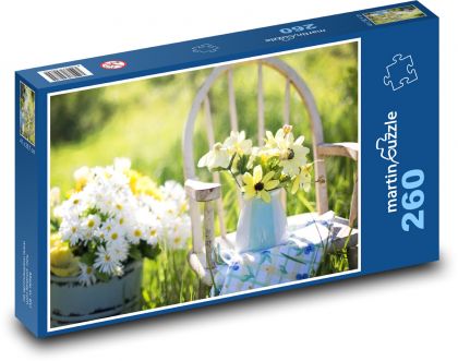 Sedmokrásky -  kvety - Puzzle 260 dielikov, rozmer 41x28,7 cm