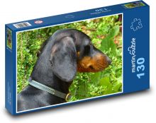 Pes - Jezevčík Puzzle 130 dílků - 28,7 x 20 cm