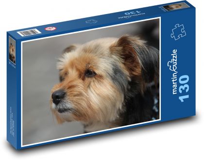Pes - Jorkšírský teriér - puzzle 130 dílků
