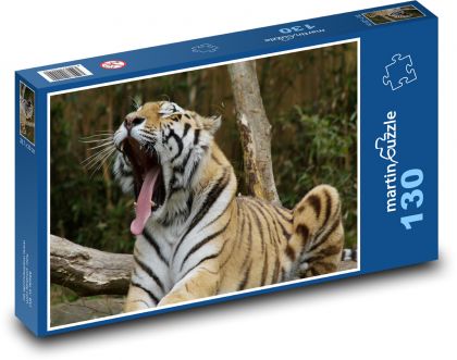 Tygr - Puzzle 130 dílků, rozměr 28,7x20 cm