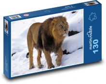 Löwe im Weißen Reich Puzzle 130 Teile - 28,7x20 cm