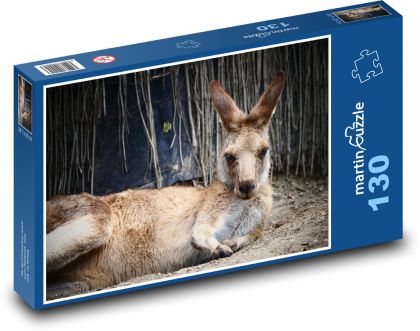 Klokan - Wallaby - Puzzle 130 dílků, rozměr 28,7x20 cm