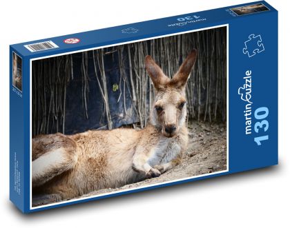 Kangaroo - Wallaby - Puzzle 130 pieces, size 28.7x20 cm 