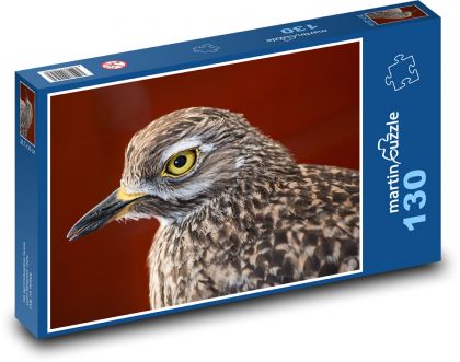 Vták s dlhým čiernym zobákom - Puzzle 130 dielikov, rozmer 28,7x20 cm 