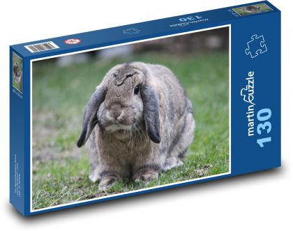 Králík se svěšenýma ušima - puzzle 130 dílků