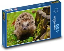 Ježeček v lese Puzzle 130 dílků - 28,7 x 20 cm