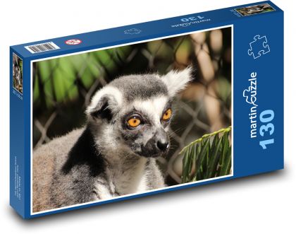 Lemur - Puzzle 130 dílků, rozměr 28,7x20 cm