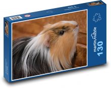 Morče s dlouhými chlupy Puzzle 130 - 28,7x20 cm