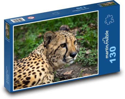Leopard - Puzzle 130 dílků, rozměr 28,7x20 cm