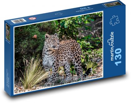 Leopard - divoká šelma - puzzle 130 dílků
